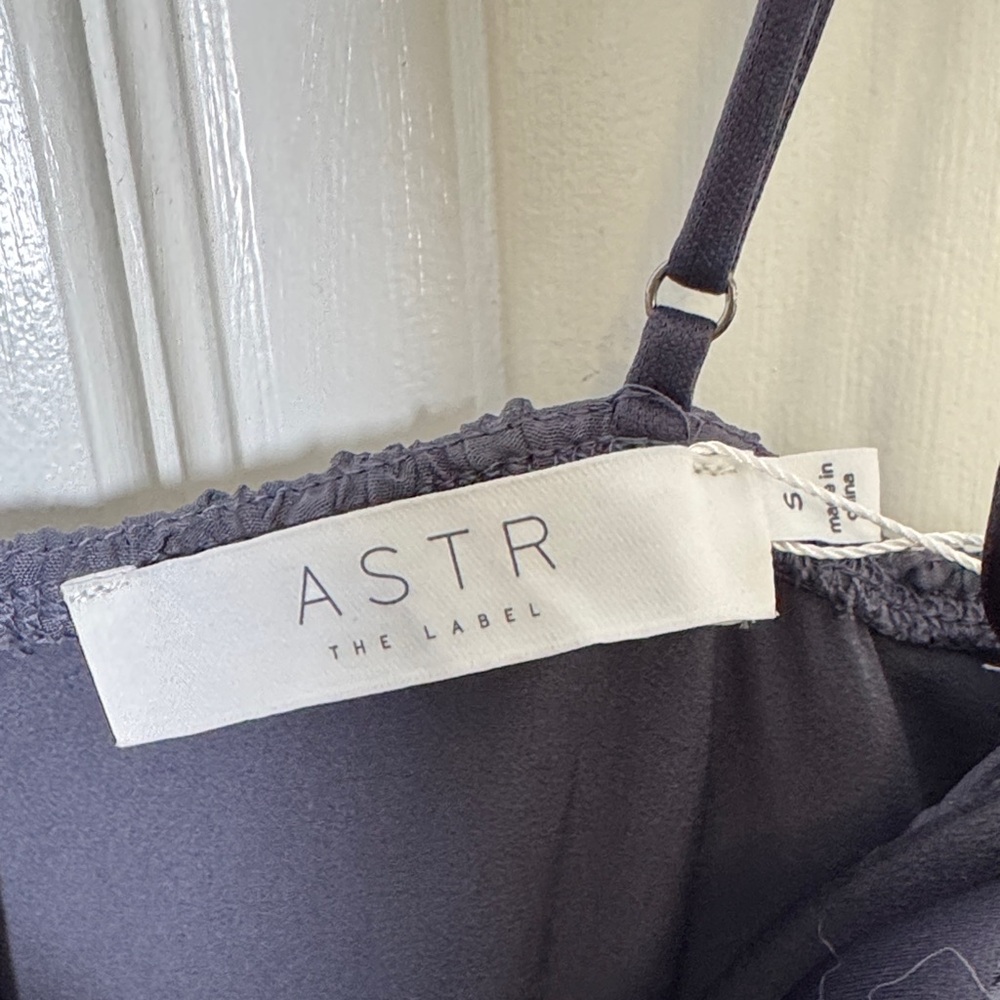 ASTR The Label Textured Bustier Midi Dress Slate Blue Bodycon NWT XS/S - Picture 2 of 10